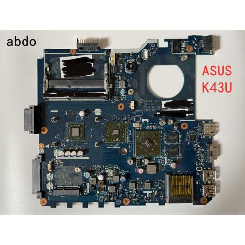 LA-7321P Motherboard for ASUS K43B K43BR K43BY X43B X43U K43U Laptop Mainboard Rev 1A 100% tested Works Well