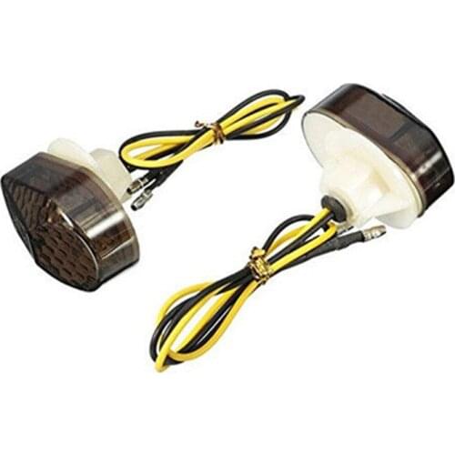Smoke Flush Mount LED Turn Signal Light Blinker Motorcycle For Yamaha YZF R1 R6 R6S FZ6 FZ Fazer FZ1 FZ Fazer