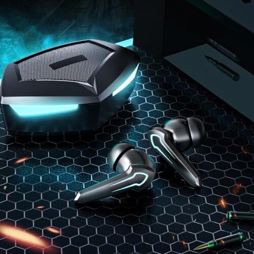 TWS Gaming Earphone Bluetooth 5.1 Wireless Headsets with Bass Sports Bluetooth Headphones Gamer Earbuds 65ms Low Latency