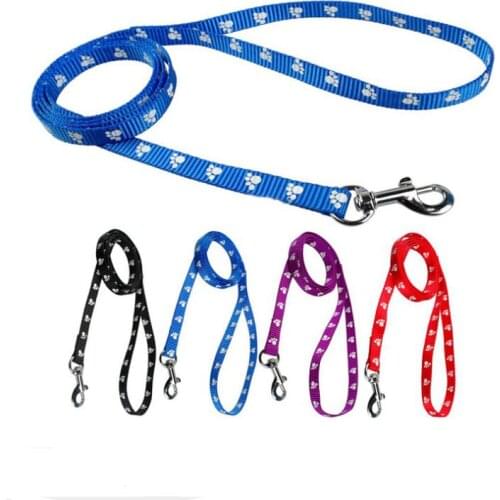 120cm Long High Quality Nylon Dog Pet Leash Lead for Daily Walking 1.0cm 1.5cm 2.0cm 4 Colors SN3357