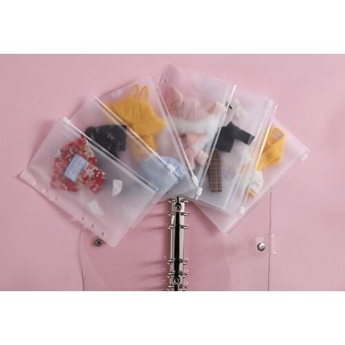 OB11 doll clothes storage book clothing storage bag BJD suitable for 1/8 1/12 size round is younger sister head doll accessories