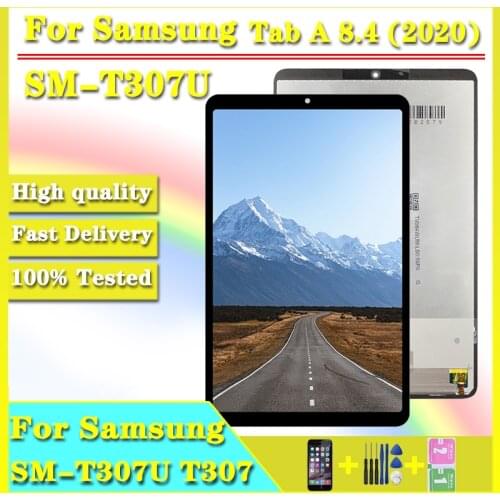 Original LCD For Galaxy Tab A 8.4 inch (2020) SM-T307 LCD Screen and Digitizer Full Assembly for Samsung Galaxy Tab A 8.4 inch