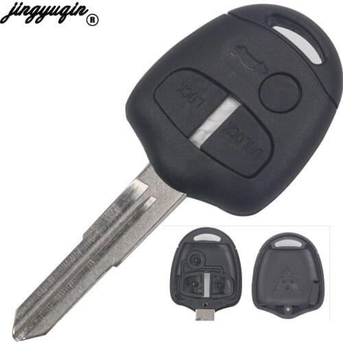 Jingyuqin 3 Button Keyless Remote Control Car Key Fob For Mitsubishi Lancer Outlander Shogun Pajero MIT11 Blade