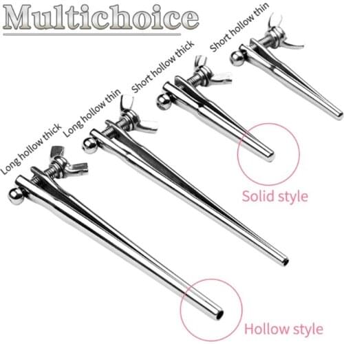 Sex Shop Metal Urethral Dilator Sounds Adjustable Size Urethra Plug Penis Plug Insert Sounding Rods Sex Toys For Men Masturbator