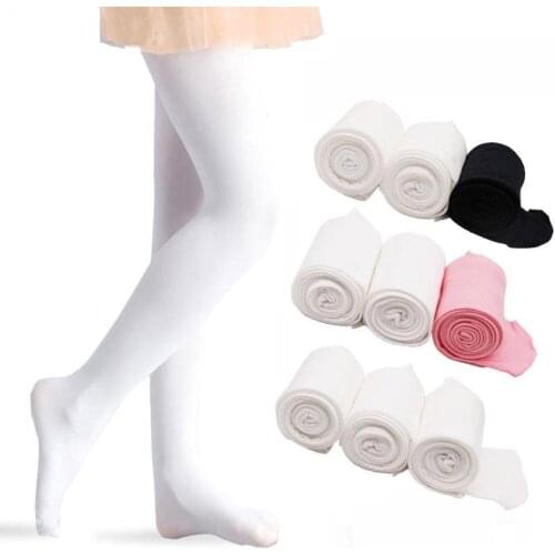 1 Piece Girls Thin Velvet Tights for Spring Autumn Warmmer Children Solid Color Stockings 3 Colors Comfortable Kids Pantyhose