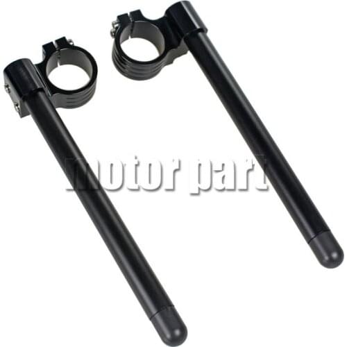 35/37/41mm Fork Tube Clip-ons Handle Bar CNC Riser Handlebars Black color