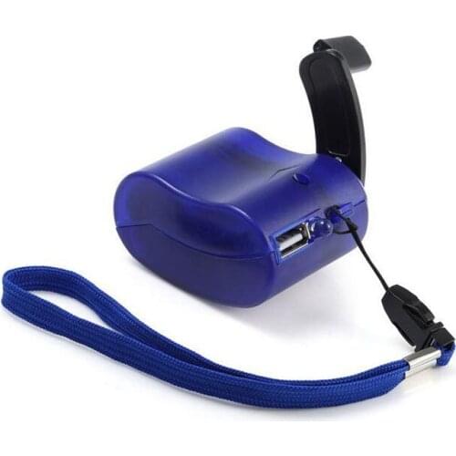 Universal Portable Dynamo Hand-Crank Charger USB Cell Mobile Phone Emergency Hand Power Charger
