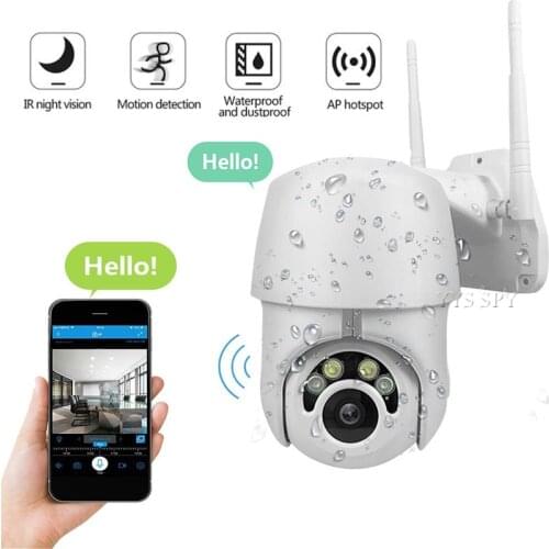 Waterproof IP Cam Wifi PTZ CCTV 3D Camera 2MP HD Video Surveillance Outdoor Home Security Infrared IR Night Vision Dome Camera