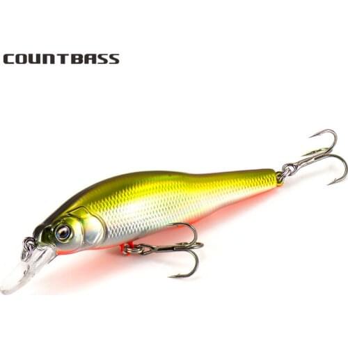 1pc COUNTBASS Sinking Minnow 80mm 10.8g Hard Baits Fishing Lures Wobblers Jerk Your Baits Crankbaits Perch Leurre Angler’s Lure