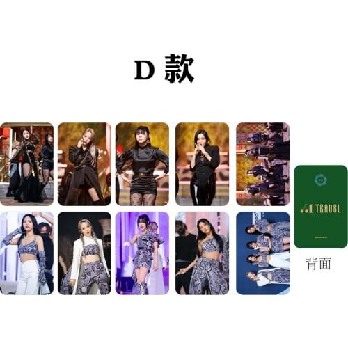 10Pcs/Set Kpop MAMAMOO Poster Lomo Card New Album TRAVEL LOMO Card Photocard Self Made Cards for Fans Collection Stationery