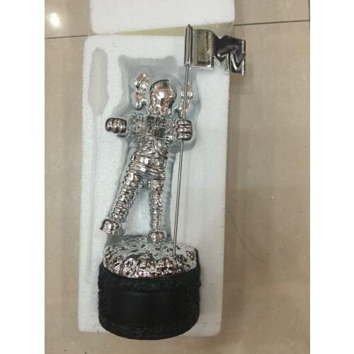 2020 MTV Video Music Awards VMA Awardsmoon man MTV Award Trophy Replica Statue Moonman Prop HIGH QUALITY SILVER PLATED 1.1kg