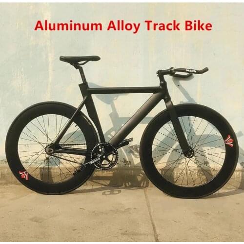 700C 52cm Track Bicycle Frame Muscular Aluminum Alloy Fixed Gear Bike With 70mm Wheel Rim