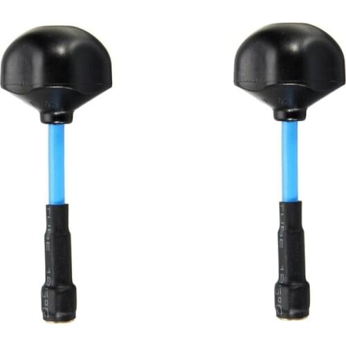 2PCS Turbowing 5.8G 8dBi RHCP Mushroom FPV Antenna RX/TX RP-SMA SMA Male Black for FPV Racing Drone DIY Parts