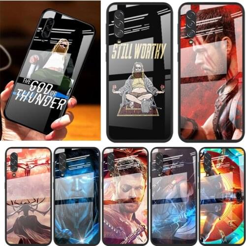 Avengers Thor For Samsung Note 20 10 9 8 Ultra Lite Plus 5G A70 A50 A40 A30 A20 A10 Tempered Glass Phone Case