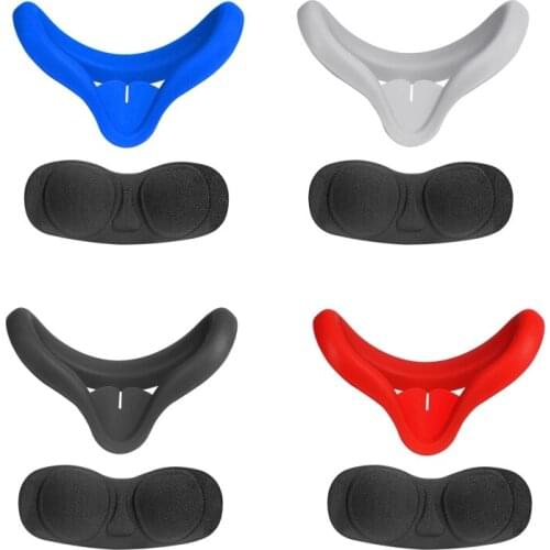 EVA Dustproof Lens Anti-scratch Case Silicone Anti-sweat Eye Cover Pad Skin for Oculus Quest 2 VR Headset Glasses