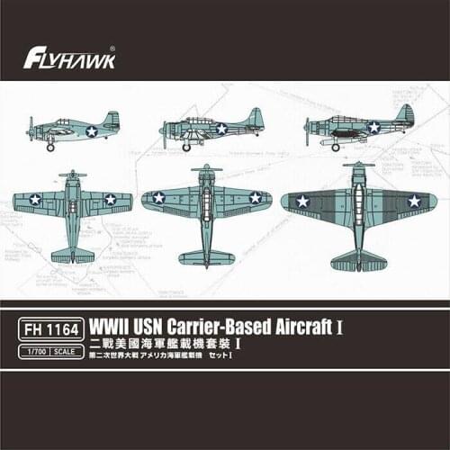 Flyhawk 1164 1/700 scale WWII USN Carrier-Based Aircraft I 2020 Model Kit