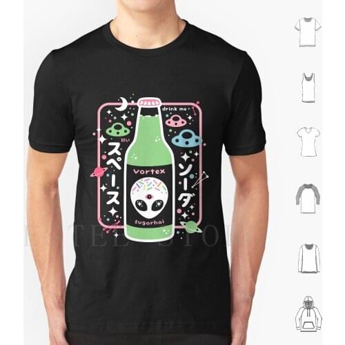 Drink T Shirt Cotton Men DIY Print Ufo Art Space Area Scifi Xenomorph Ufos Extraterrestrial Love Drawing Ovni Ufosighting
