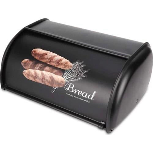 Bread Box,Large Capacity Metal Bread Box,Holder Bin Container Kitchen Storage Organizer,Storage Organizer 3.1-4L