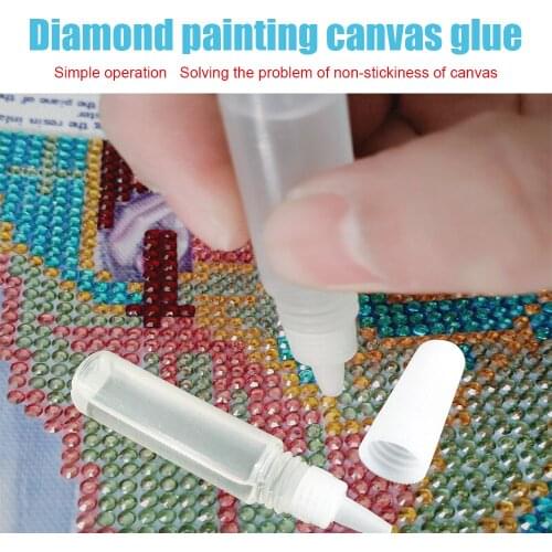 DIY tool Diamond Painting Accessories Round Square Sticky Drill Glue Non-toxic Bottled Glue Cross Stitch Glue Artwork Painting