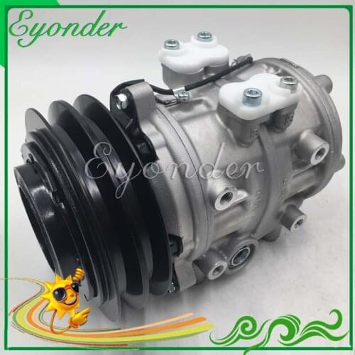 Frozen Frozing Bus Air Conditionig A/C AC Refrigerant Compressor Cooling Pump 24V 2PK for Denso 10P30B for Hino Rainbow Bus