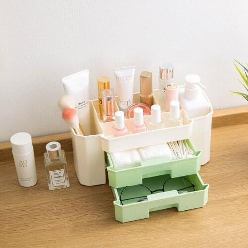 Cosmetics Storage Box Cosmetics With Drawers Finishing Box Table Top Jewelry Skin Care Products Division Dressing Box