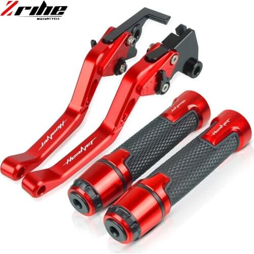 Hornet Logo 1998-2006 Motorcycle Accessories Brake Clutch Levers Hand Grips For Honda CB600F Hornet 600 CB600 F CB 600F CB599