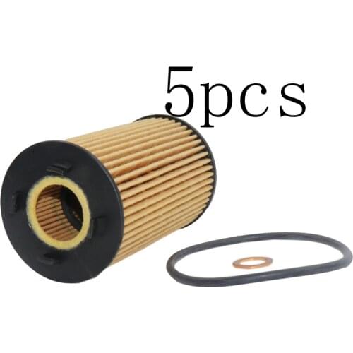 5Pcs Car Oil Filter for SSANGYONG ACTYON SPORTS I (QJ) 2011 KORANDO CK 2010 REXTON W 2012 RODIUS II 2013 2.0TDI 6711803009
