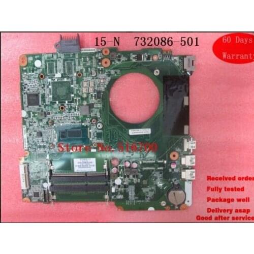 Mother board For HP 15-N DA0U83MB6E0 DDR3 Series 732086-501 732086-001 Laptop Motheoard tested ok