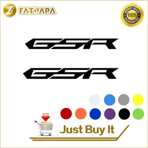 Motorcycle bike Fuel tank Wheels Fairing notebook Luggage helmet MOTO Sticker decals For Suzuki GSR 750 600