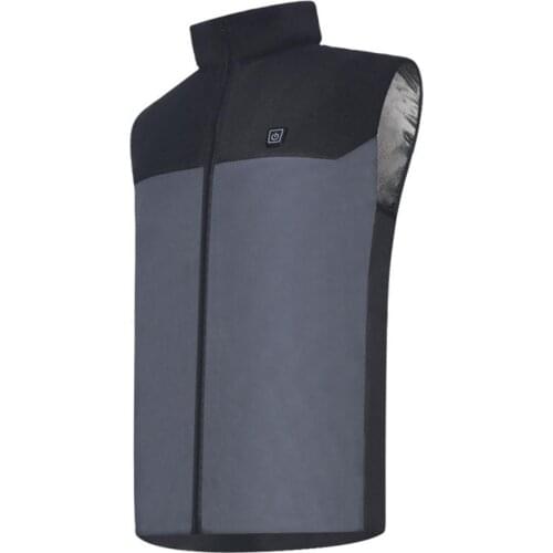 2019 Outdoor Men Electric Heated Vest USB Heating Vest Winter Thermal Cloth Feather Hot Sale Camping Hiking Warm Hunting Jacket