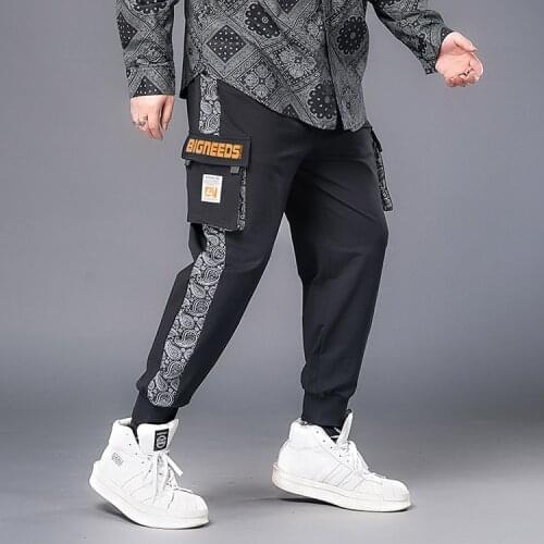 Plus Size7XL-2XL 2021 New Joggers Cargo Pants Men Workwear Casual Trousers Multi-Pocket Man Sweatpants Streetwear Straight