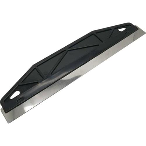 Durable Wallpaper Scraper Plastic Handle DIY High Abrasion Resistance Stainless Steel Blade with Length 29cm/11.42inches