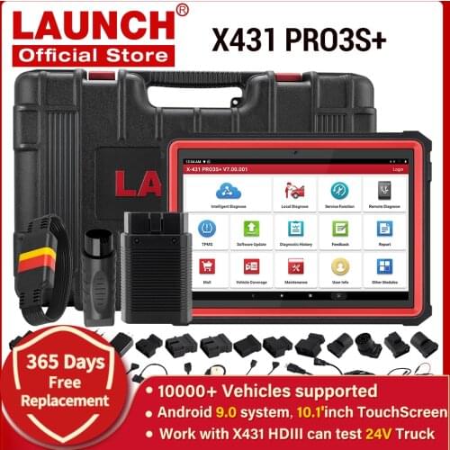 LAUNCH X431 PRO3S+ 10.1 Auto diagnostic Scanner Car Full System Scan tool WIFI BT OBD OBD2 Code Reader Scanner Pk X431 V PRO