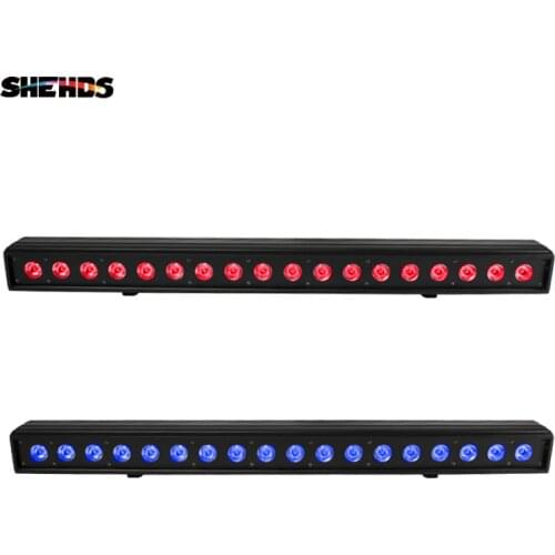 SHEHDS 18x12W RGBW 4IN1 Indoor light Led Wall Light DMX Led Bar Stage Light For DJ Concert Church Professional Stage Equipment