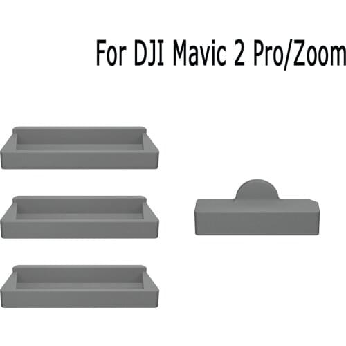 4 in 1 Silicone Dust Plug for MAVIC 2 PRO Body Protector Cover Battery Terminal Charging Port Covers for DJI Mavic 2 Pro/Zoom