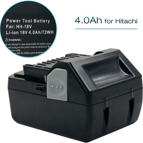 BSL1830B 18V 3.0Ah 4.0Ah 5.0A Li-ion Replacement Rechargeable Battery for HITACHI BSL1820 BSL1840 BSL1850 Power Tools Batteries