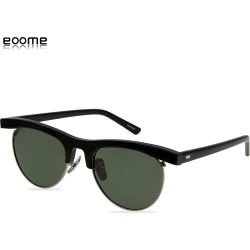 Eoome Original Design Hand Customized Fashion Special Special Textured Acetate Sunglasses Unisex Model With Case
