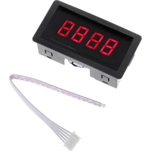 DC 8-24V LED Digital Counter 4 Digit 0-9999 Up/Down Plus/Minus Panel Counter Meter with Cable Red Display