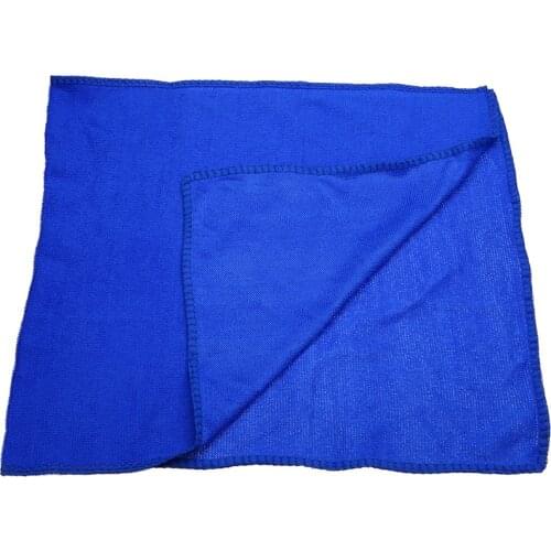 30*65cm Blue Microfibre Cleaning Cloths Auto Soft Washing Cloth Towel Universal For Car Home Cleaning Micro Fiber Towels