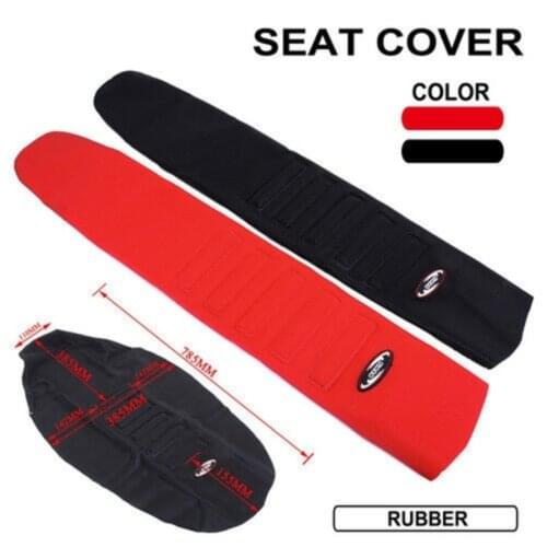 Universal Motorcycle Soft Rubber Seat Cover for Dirt Bike Off Road Motocross Modified Leather Non-Slip Sitting Holster