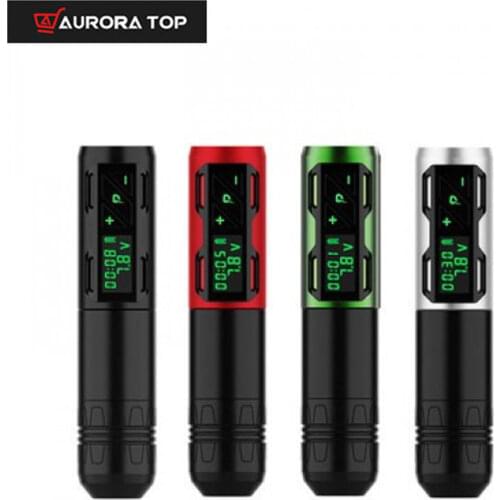 2021 AuroraTop High Quality Tattoo Battery Pen Machine with 4.5mm Stroke
