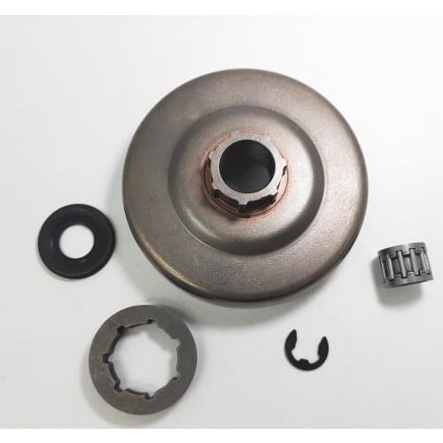 3/8" 7T Clutch Drum Rim Sprocket Needle Bearing Kits Fit For HUSQVARNA 365 362 371 372 XP 372XP Chainsaw Replacement Spare Parts