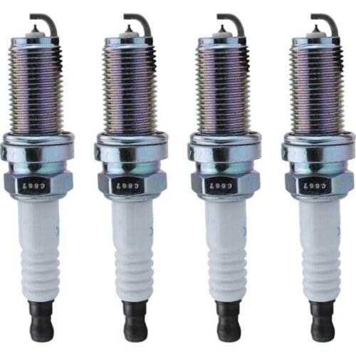 4pcs ILFR6B 22401-AA630 Iridium Spark Plug For Subaru Impreza Forester 2.5L Legacy Outback Land Rover 08-11 LR2 3.2L 22401AA630