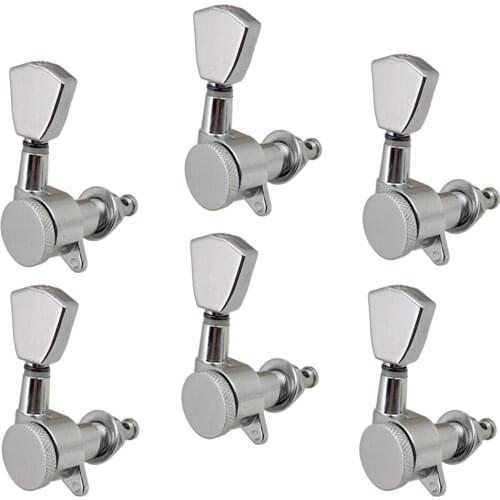 6Pcs Guitar Machine Heads Knobs Guitar String Tuning Pegs Tuner 6 Right