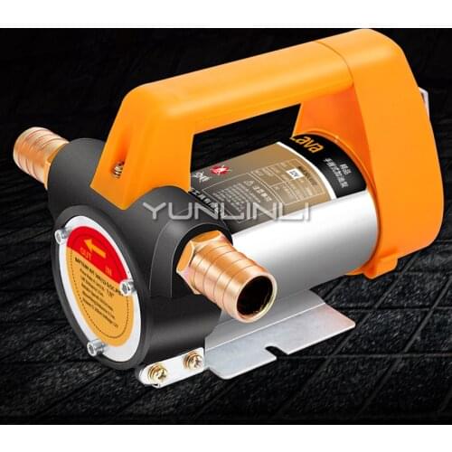 AC 220V Diesel Pump DC 12V/24V Electric Diesel Kerosene Transfer Pump 60L/min Vehicle Diesel Transfer Pump Tanker Oil Extractor