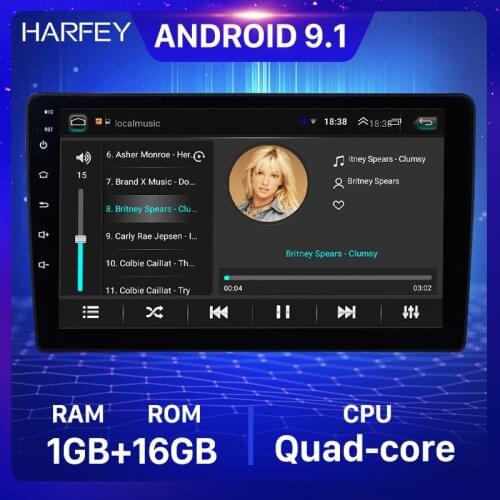 Harfey Car Multimedia player Android 9.1 9 inch for 2005 Kia Optima Radio HD Touchscreen GPS with Bluetooth USB support Carplay