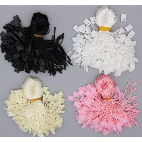 Free Shipping Tag Sling/exquisite clothing string buckle/string seal/tag cords/garment bag hang tag sling/tag line 200 pcs a lot