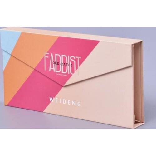 Shiny Champagne Gold Packaging Paper Box with Custom Logo for Long Lasting Natural Lip balm Waterproof Lipstick ---XP0196