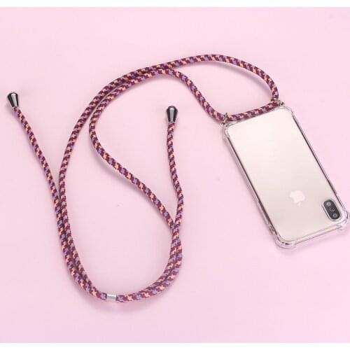Sports Lanyards Neck Strap Phone Case For iPhone 11 12 Pro 6 7 8 Plus X Xr Xs Max SE2020 Shockroof Cover