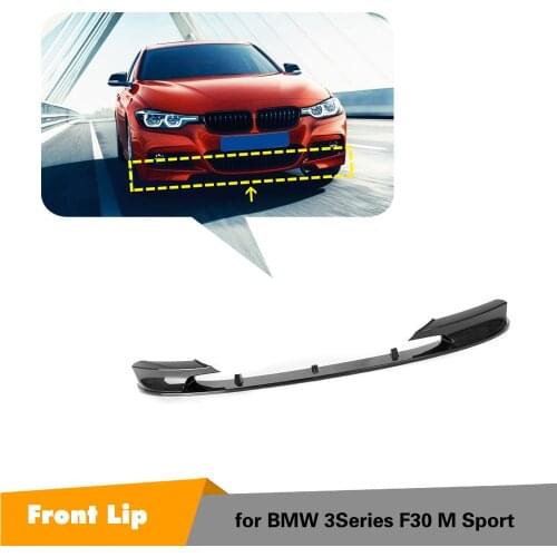 Front Bumper Cover Carbon Fiber For BMW F30 3 Series F30 M-TECH 2014-2018